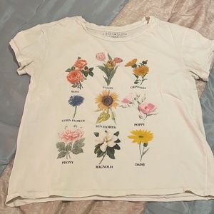 Fifth Sun botanical floral graphic tee